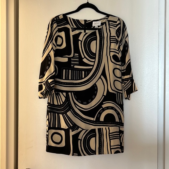Print silk dress size 2 - Picture 1 of 4